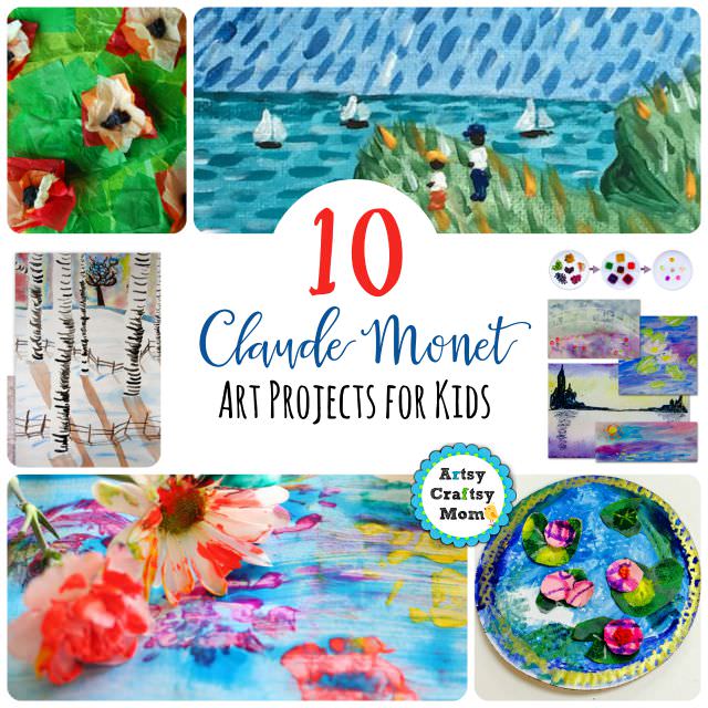 Monet was the father of Impressionist painting. Check out our Art appreciation series - 10 Claude Monet Art Projects for Kids - impressionism, lily pond etc