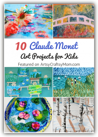 Claude Monet art projects for kids