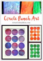 Easy Circle Punch Art for kids