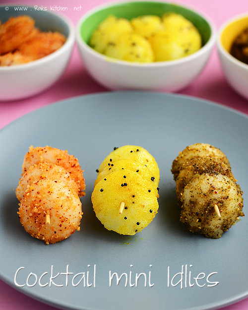 Mini-Idlis - Is your kid a picky eater? Try these 15 Recipes That Will Make Your Kids Love Vegetables again. Fun finger foods in an all new healthy vegetarian avatar. Pasta, kebabs, fries. perfect for school lunches