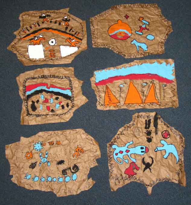 Native American Craft Buffalo Hides