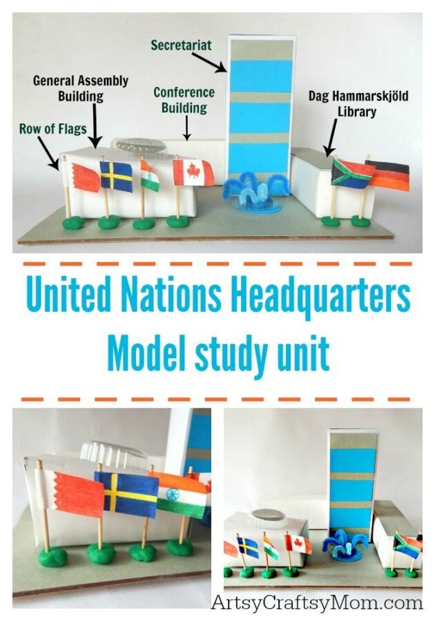 United Nations Headquarters Model study unit pin