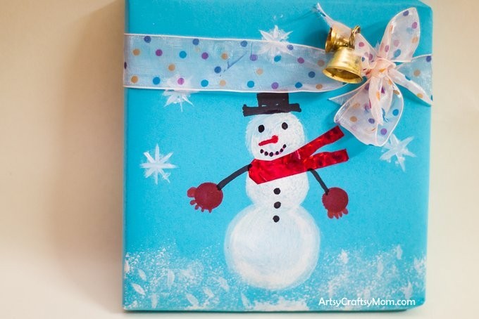 Homemade Christmas wrapping paper 47