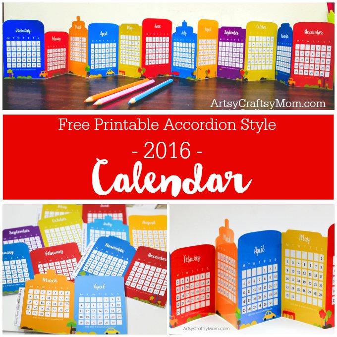 Free printable2016 calendar001