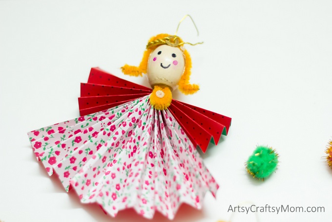 Give your Christmas tree a heartfelt touch of homemade with these fun and easy paper Angel Christmas ornaments.Perfect for DIY Gifts from the Kids