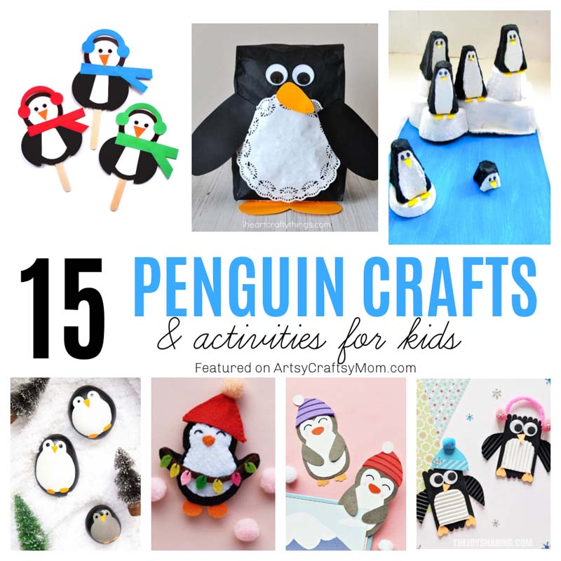 15 Penguin Crafts for kids 1 3
