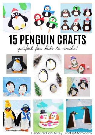 Check out these 15 Adorable Penguin Crafts for Kids to celebrate Penguin Awareness Day!