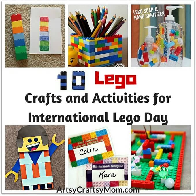 Lego Crafts and for International Lego Day - Artsy Craftsy Mom