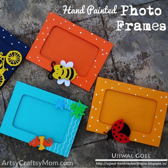 Everyone loves gifts, especially when they're handmade! This Valentine's try out a lovely hand painted photo frame for your loved ones and friends!