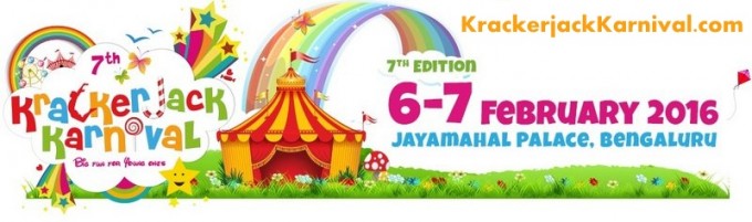 ArtsyCraftsyMom is the online partner for Krackerjack Karnival - India's biggest kids & family karnival, expo, fair & exhibition on 6th & 7th Feb Bangalore. 