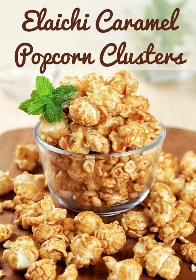 elaichi caramel popcorn clusters