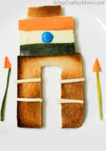 Tricolor India Gate Food Art – Republic Day Special