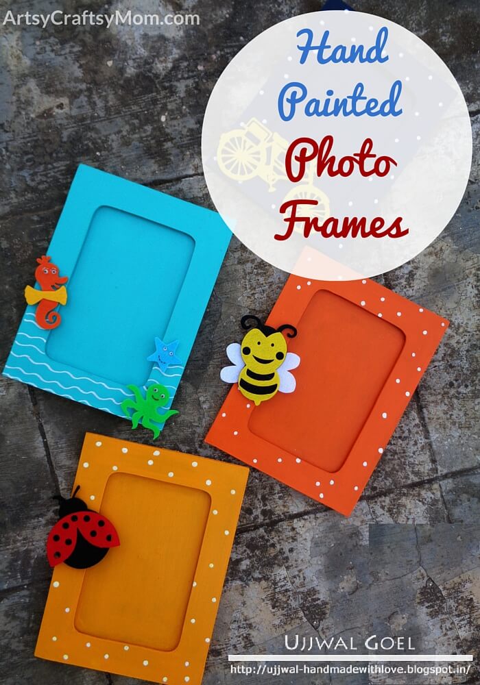 Everyone loves gifts, especially when they're handmade! This Valentine's try out a lovely hand painted photo frame for your loved ones and friends!