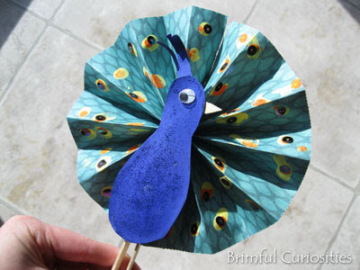 peacock crafts for kids