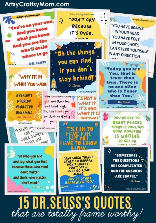 Discover the magic of words with 15 Inspiring Dr. Seuss Quotes that are totally frame-worthy. From witty wisdom to timeless life lessons, these quotes will surely inspire and uplift you. Read on to be inspired today!"