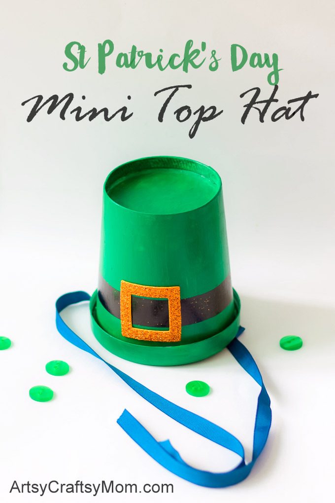 DIY St Patrick's Day Leprechaun Hats - Artsy Craftsy Mom