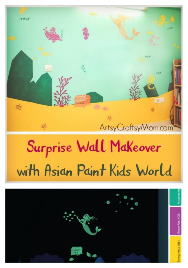 Wall makeover with Asian Paint Kids world