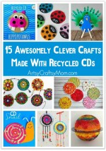 15 Best out of waste Recycled CD Crafts