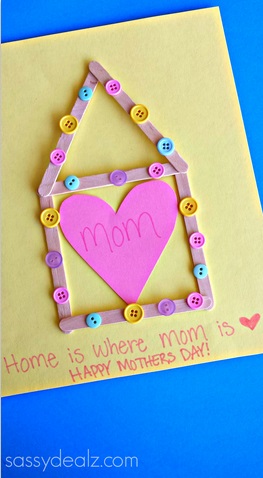 Craft Sticks or Popsicle Sticks are incredibly versatile! So bring them all out to make some fun and easy Mother's Day Crafts for Mom!