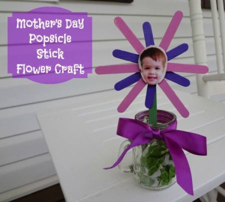 Craft Sticks or Popsicle Sticks are incredibly versatile! So bring them all out to make some fun and easy Mother's Day Crafts for Mom!