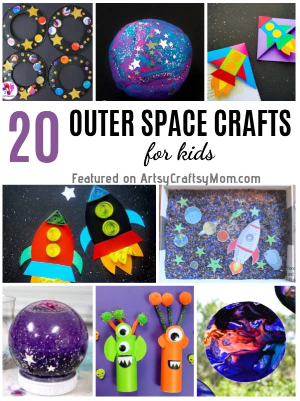 Outer Space Crafts Pin