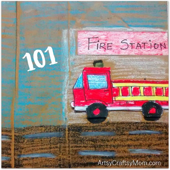Make a simple chart for a Preschool Show & Tell about Firefighters & Fire Safety. Perfect for Fire Services Day, Fire Safety Week & Community helper study. 