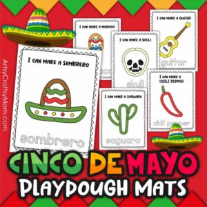 Cinco De Mayo Themed Playdoh Mats