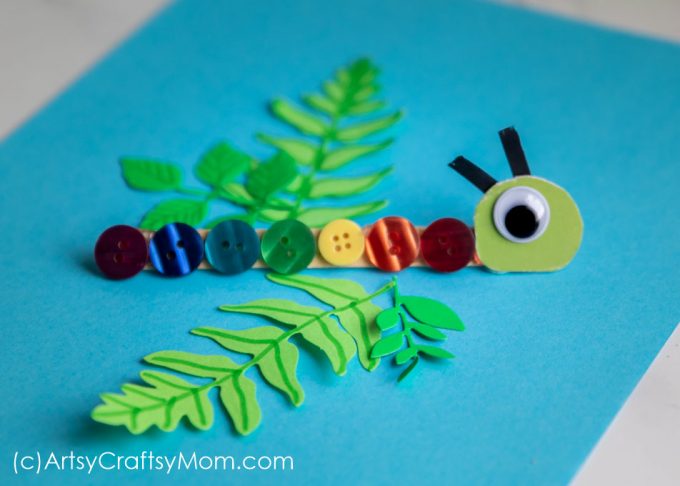 Rainbow caterpillar craft FB 1