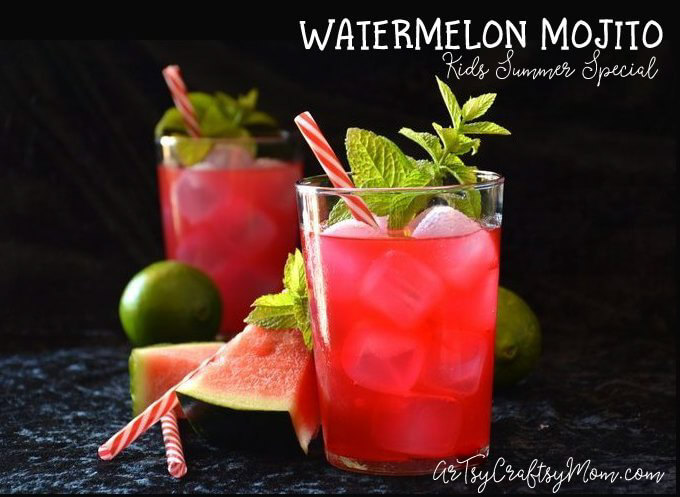 If you'd like a refreshing summer drink for the whole family that requires minimal effort, this Watermelon Mojito Recipe is perfect!