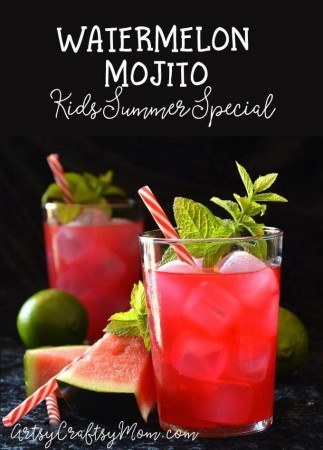 If you'd like a refreshing summer drink for the whole family that requires minimal effort, this Watermelon Mojito Recipe is perfect!