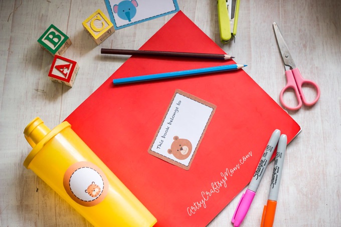 Be organized and ready for school with these really cute Printable Animal School Labels. Perfect for backpacks, lunch containers, pencil cases and so much more,