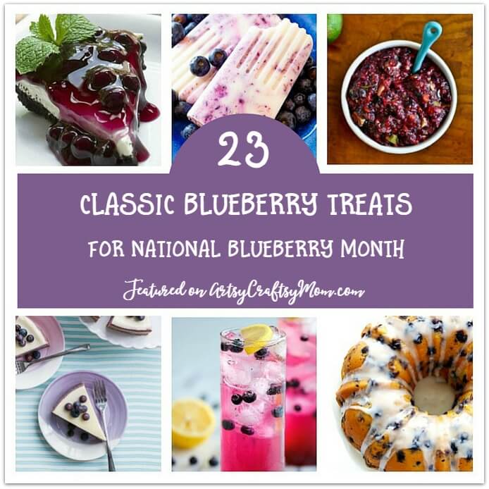 Happy National Blueberry Month! Celebrate all month with these 23 classic Blueberry recipes that'll have you licking your fingers!