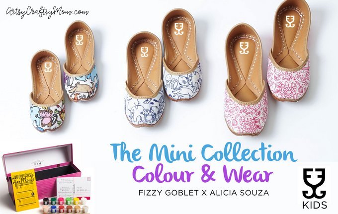 Fizzy Goblet - Kids Colour and Wear Shoes add the pop to the poppies, the fun to the funny animals and the fab to fabulous shoes . Buy a pair (or two) for yourself and your kid to unwrap on a rainy day, and get coloring.