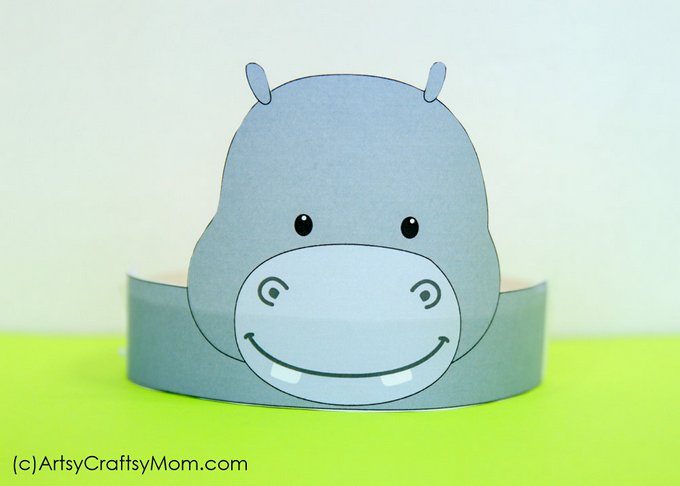 Hippo Crafts for Kids