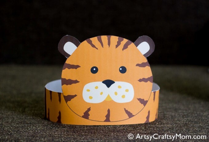 This summer, engage the kids in some fun pretend play with these adorable printable animal crowns - just print, cut, stick and you're all set to play!
