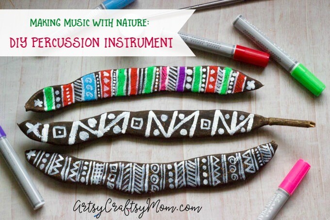 Take a break from those screens and go back to nature to make this lovely DIY Percussion Instrument using seed pods from the grand Gulmohar tree.