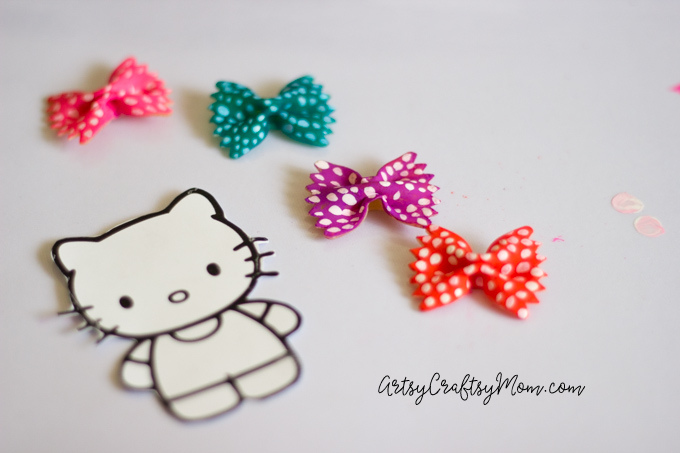 Hello Kitty Craft - Pasta Bookmarks-4