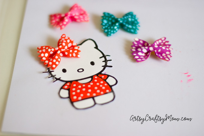 Hello Kitty Craft - Pasta Bookmarks-6