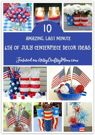If you're having a party on the 4th July, you most certainly need an attractive table! Make it pretty with any of these 4th of July Centerpiece Decor ideas!
