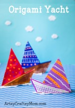 Simple Origami Yacht Craft for Kids
