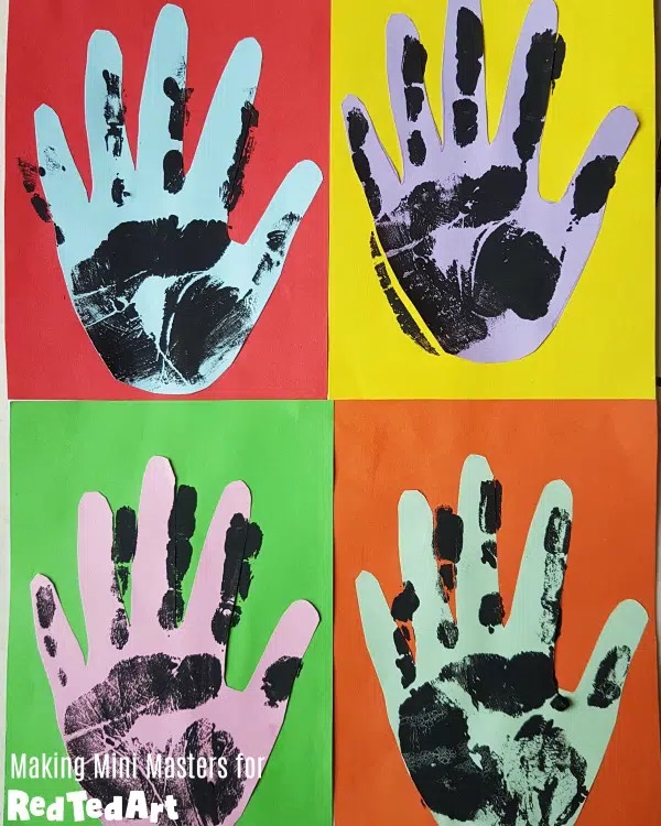 Handprint pop art 1