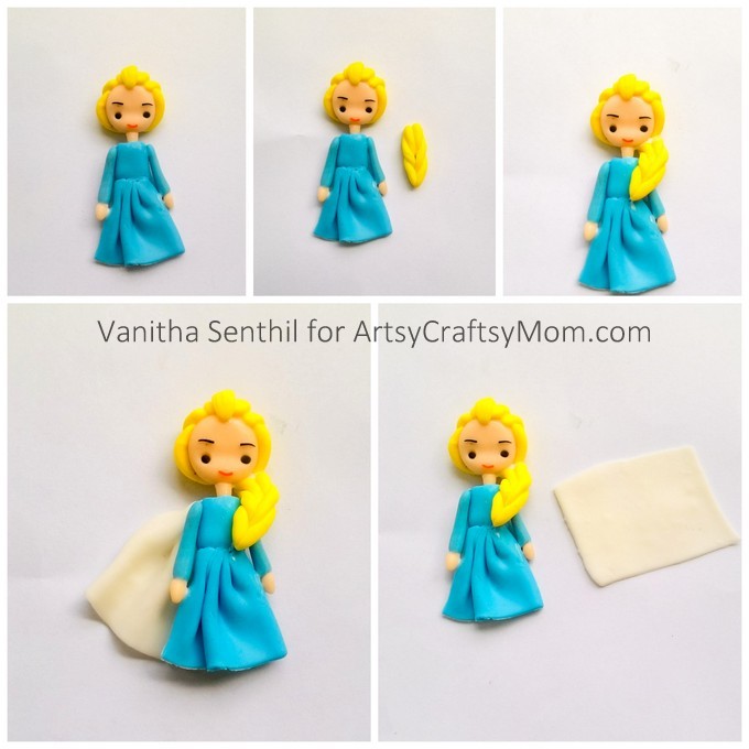 Do you have a Frozen fan at home? If yes, then she's sure to love this adorable Frozen Elsa Polymer Clay Craft! Give as a gift or keep for yourself!