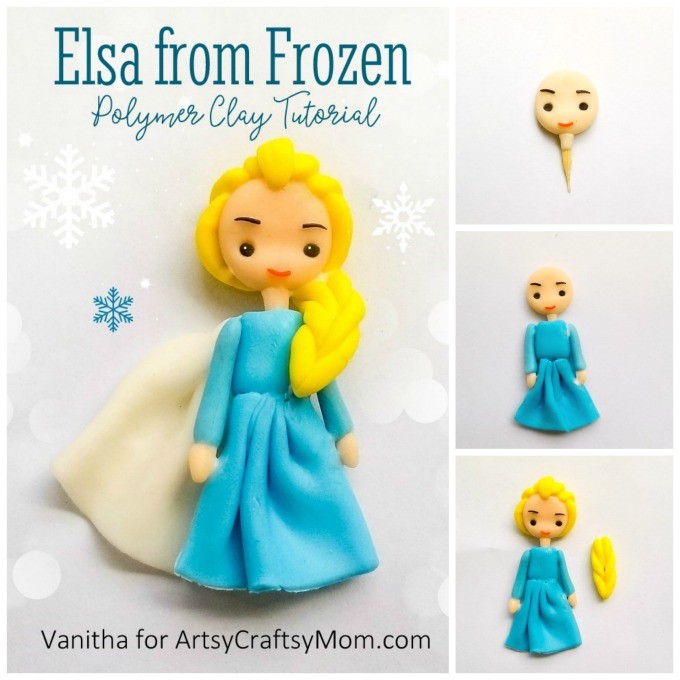Frozen Elsa Polymer Clay Tutorial