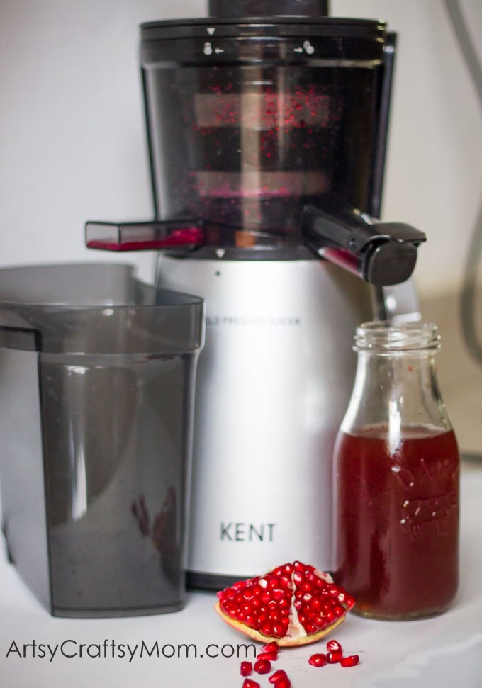 kent-cold-pressed-juicer- review & Healthy Pomegranate, Amla & Ginger Juice with Kent Cold Pressed Juicer - The sourness of Amla, perfectly matches the intensity of pomegranate, while enhancing the spiciness of ginger – this juice is the perfect thing to help wake you up, boost your immune system, and simply make you feel alive!