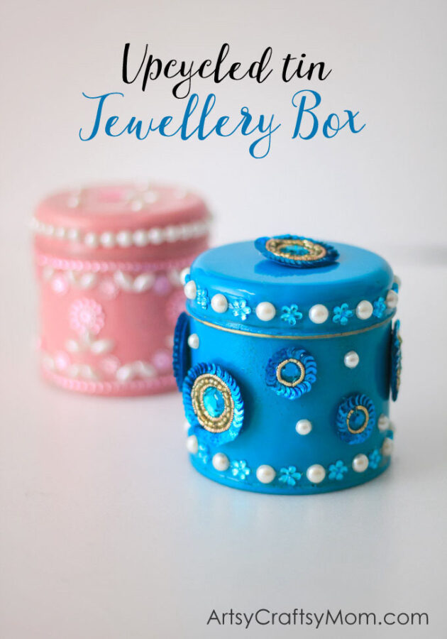 Upcycled Tin Jewelery Box 9