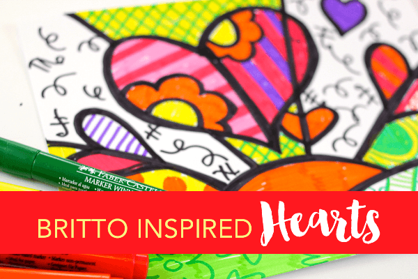 These amazingly colorful Romero Britto Art Projects for Kids are sure to brighten up your day! Check out art work, sculptures, collages and more!