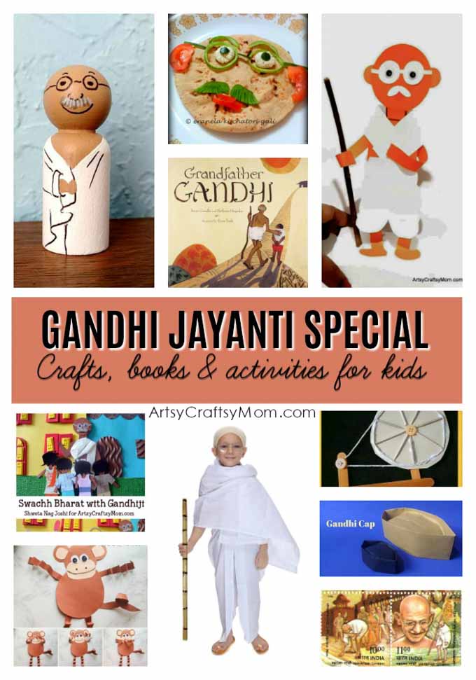 Gandhi jayanti Crafts 1