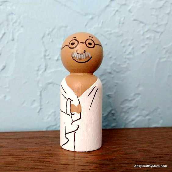 Peg Doll Gandhi
