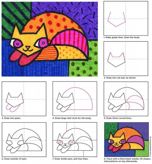 These amazingly colorful Romero Britto Art Projects for Kids are sure to brighten up your day! Check out art work, sculptures, collages and more!