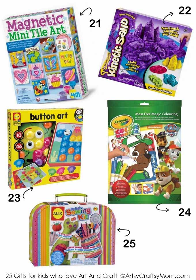 What do you think would be a perfect Gifts for kids who love art and craft? Have a look at our to 25 picks of some of the best sellers from Amazon.com